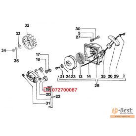  Indító fül 433 BP, 440 BP, 727, 730, 733, 735, 740, PPX 270, Sparta 40