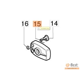   Inditófül rugó 433 BP, 440 BP, 727, 730, 733, 735, 740, PPX 270, Sparta 40