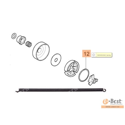 Kuplung rugó 936,937,938,940,941,947,952,GS370,410,44,440,520