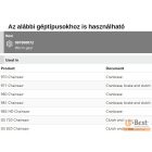 Olajszivattyú meghajtó csiga, olajcsiga 970, 971, 980, 981, 985 HD, GS 720, GS 820