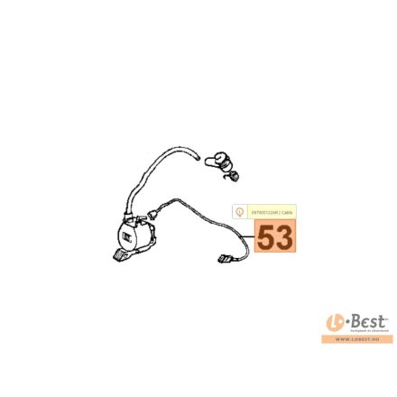 Kábel gyújtótekercs slussz kábel