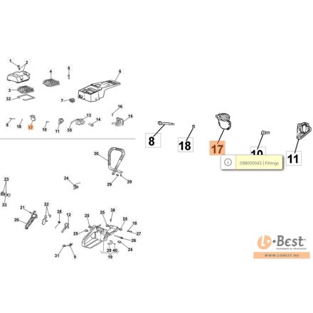 Szívókönyök karburátornál 981,MTL 85R