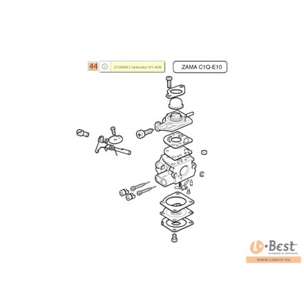 Karburátor Zama C1Q-E10 730,735,740, Sparta 40 - 074000397