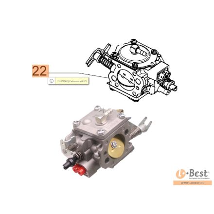 Karburátor WJ-121 - GS 720,820