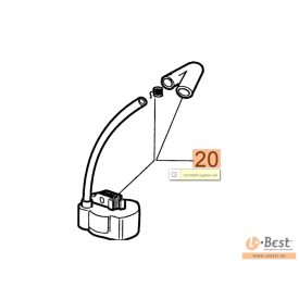   Gyújtótekercs Sparta 25, 26, 250, SA 18, MTL 40, S 30, PA 1030 - 4138722