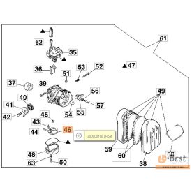 Karburátor úszó AM 150,180,190,MB 80,800,MTL 50