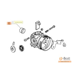 Persely (szűkítő) a karburátorban műanyag AM 365200046