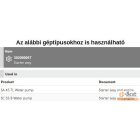 Indító komplett  SA 45 TL, SC 55B, EFCO 1100.