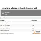 Porlasztó betét, rács AM 150, AM 180, AM 190, MB 80, MB 800