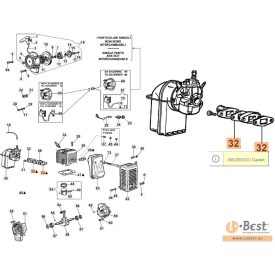 Karburátor tömítés AM 180,190,MB80,800