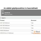 Permetező könyök szett AM 150,180,190,MB 800