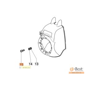 Csavar (indító burkolathoz) SP 250 T