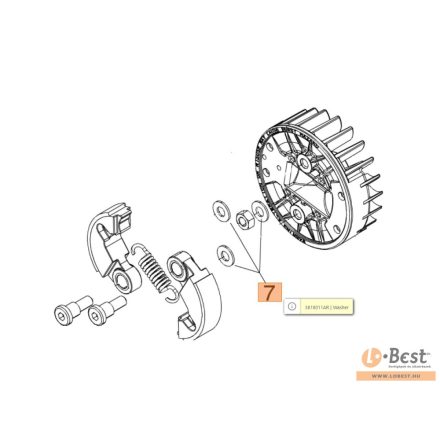 Alátét  8.3x17x1.5