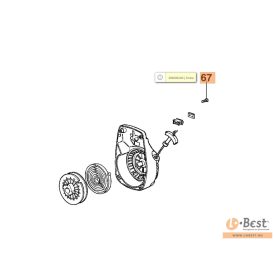 Csavar /indító burkolatba/ SC33