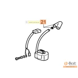 Gyertyapipa rugóval ALL - Régi