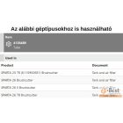 Benzincső fekete Sparta 25 TR, Sparta 26 - 26S - 26 TR
