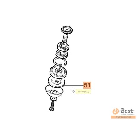 Betét alsó kés felszorító kés alatti - Sparta 25,26,250 földhöz közeli