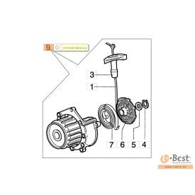   Indító komplett Sparta 25, 26, 250, 720, 722, 726, Victus 260 - AKCIÓS -