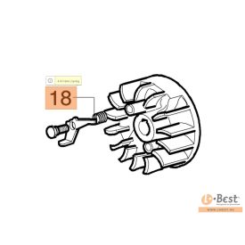 Indító fül rugó Sparta 25,26,250, Victus 260