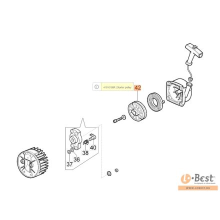Kötéltárcsa 746,750,753,755,Sparta38,380,42,44,420,BC380,420
