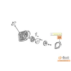 Indító alatt fedél lemez 956 / 962 /GS 630/