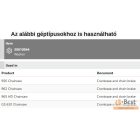 Tömítés olajpumpa alatt 956, 962, 965 HD,GS 630