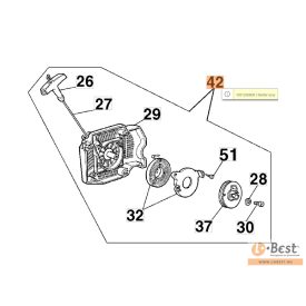 Indító komplett 956, 962, 965, GS 630