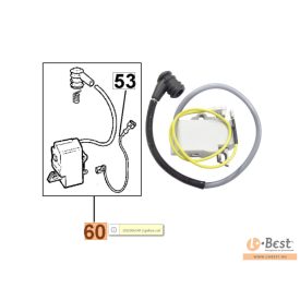   Gyújtótekercs 956, 962, 965, GS 630 - 2007 -től, digitális (fehér)