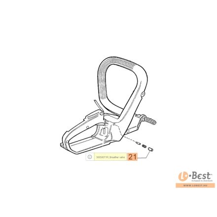 Szelep tankszellőző szelep 936,937,940,941C-CX,GS370,410C-CX,GS940,947,952,GS520