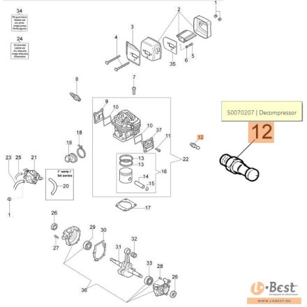 Dekompresszor 947,952,GS 520