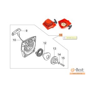 Indító komplett 947, 952, GS 520 - II. series