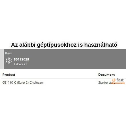 Matrica szett 410 C,