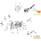 Olajszűrő + olajcső - GS 35 - GS 35C, GS 350- 350C  