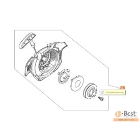 Indító szerkezet komplett GS 350, GS 350C -> (50242015)