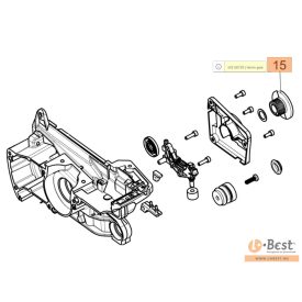   Olajcsiga, szivattyú meghajtó csiga GSH 510, GSH 560, MTH 5100, MTH 5600