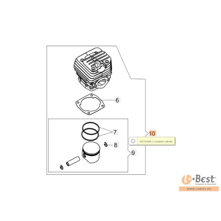 Henger komplett GSH 56, GSH 560, MTH 560, MTH 5600