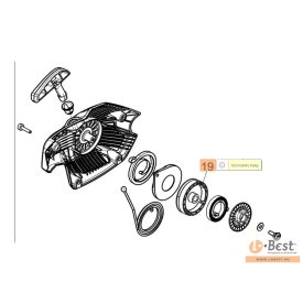   Kötéltárcsa GSH 510, GSH 560, MTH 5100, MTH 5600 - III. series