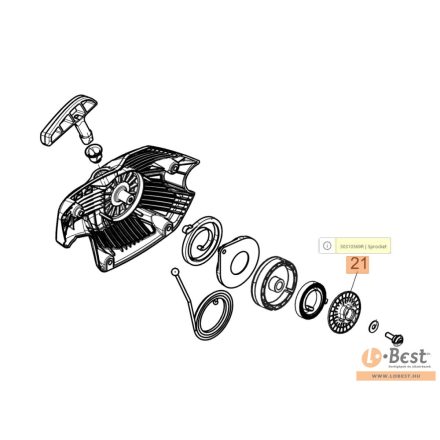 Kötéltárcsa közép GSH 40, 400, 510, 560, MTH 400, 4000, 5100, 5600 - III. Series