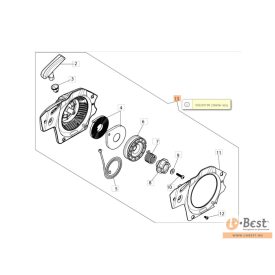 Indító szerkezet komplett GSH 400, MTH 400