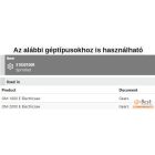 Csillagkerék elektromos 1800 E,2000 E,