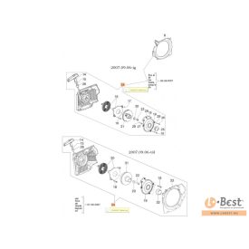 Indító szerkezet komplett 963TTA