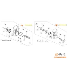 Indító komplett HC 265 XP, HC 280 XP