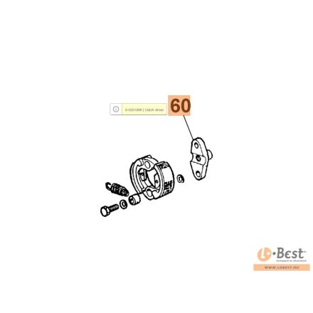 Kuplung agy Sparta 25, 26, 250 - 4161199