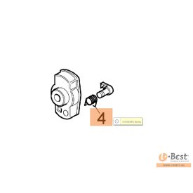   Indító fül rugó 725, Multi Mate, BC 240, 280, 300, 320, HC 265 XP, HC 280 XP, PPX 270 - 61370039