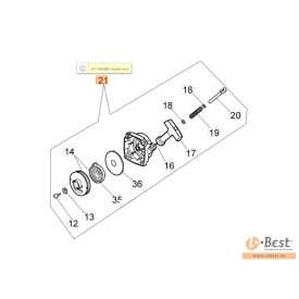Indító berántó szerkezet BC 320, PPX 270