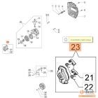 Indító agy komplett Multi Mate motor