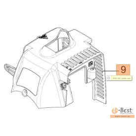Motor burkolat Sparta 381, 441