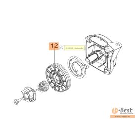 Kötéltárcsa BC 350, 380, 420, 430, Sparta 381, 441
