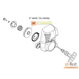 Kötéltárcsa BC 240 T, BCH 250, HC 265 XP, HC 280 XP