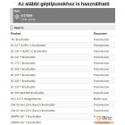 Gázkar rögzítő komplett  741,BC 240-270-300-350-550, Sparta 381-441,